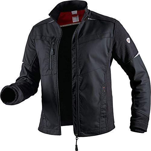 BP 1992-570-32 Hybrid-Arbeitsjacke - Gefütterter Stehkragen - Ergonomische Ärmel - Reines Polyester - Normale Passform - Größe: 60/62n - Farbe: schwarz von BP