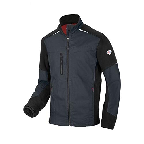 BP 1992-570-56 Hybrid-Arbeitsjacke - Gefütterter Stehkragen - Ergonomische Ärmel - Reines Polyester - Normale Passform - Größe: 40/42n - Farbe: anthrazit von BP