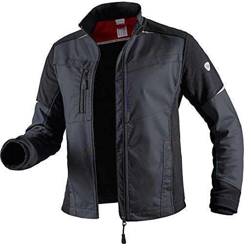 BP 1992-570-56 Hybrid-Arbeitsjacke - Gefütterter Stehkragen - Ergonomische Ärmel - Reines Polyester - Normale Passform - Größe: 52/54n - Farbe: anthrazit von BP