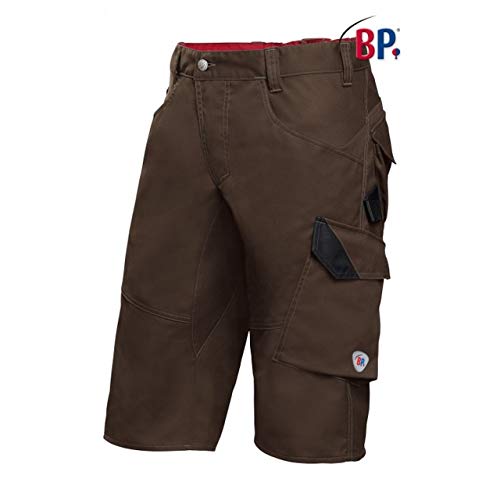 BP 1993-570-48 Shorts - Elastischer Rückenteil - Ergonomischer Schnitt - Schlanke Silhouette - 65% Polyester, 35% Baumwolle - Normale Passform - Größe: 46n - Farbe: braun von BP