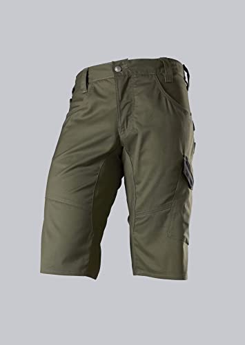 BP 1993-570-73 Shorts - Elastischer Rückenteil - Ergonomischer Schnitt - Schlanke Silhouette - 65% Polyester, 35% Baumwolle - Normale Passform - Größe: 56n - Farbe: oliv von BP