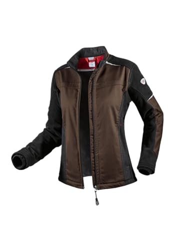 BP 1995-570-48-XS Funktionelle Arbeitsjacke für Frauen, Gefütterter Stehkragen und Frontreißverschluss, 270,00 g/m² Stoffmischung, braun, XS von BP