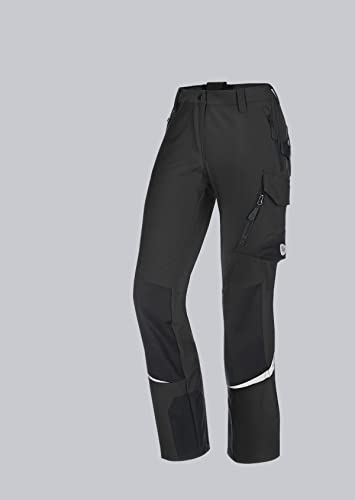 BP 1996-620-57-54n Super-Stretch-Hose für Frauen, Schlanke Silhouette mit elastischem Rückenteil, 250,00 g/m² Stoffmischung mit Stretch, Dunkelgrau, 54n von BP