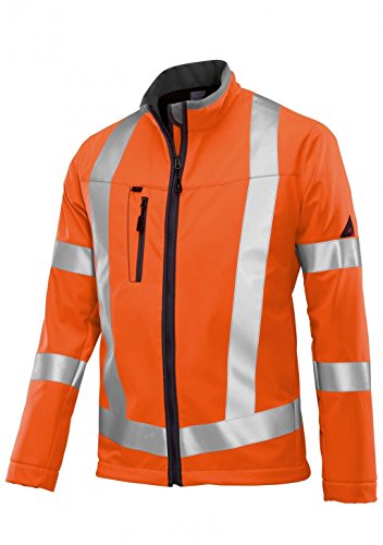 BP 2121-940-85-S Softshell-Jacke, Stehkragen, Frontreißverschluss, 320,00 g/m² 100% Polyester, Warnorange, S von BP