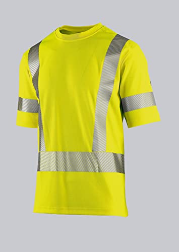 BP 2136-261-0066 T-Shirt für Sie & Ihn, 50% Baumwolle/50% Polyester, Warngelb, Normale Passform, Größe 4XL von BP