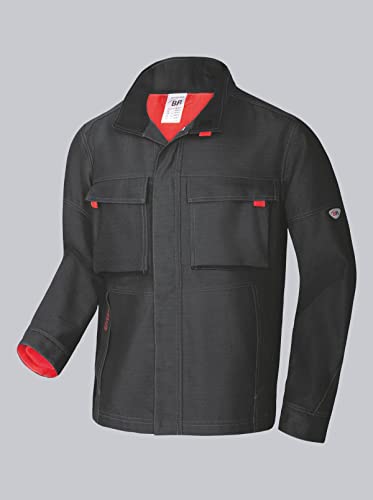 BP 2612-835-5632 Arbeitsjacke, 43% Modacryl/33% Baumwolle/14% Polyamid/9% Lyocell/1% Sonstige Fasern, Anthrazit/Schwarz, Modern fit, Größe 60/62n von BP