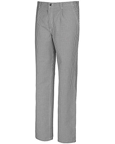BP Gourmet 1353-910-18 Koch-/ Bäckerhose - Gummizug am Rücken - Reine Baumwolle - Normale Passform - Größe: 56 - Farbe: blau-weiß Hahnentritt BP Gourmet 1353-910-18 Koch-/ Bäckerhose - Gummizug am Rücken - Reine Baumwolle - Normale Passform - Größe: 56 - Farbe: blau-weiß Hahnentritt von BP