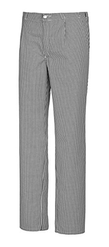 BP Gourmet 1353-910-33 Koch-/ Bäckerhose - Gummizug am Rücken - Reine Baumwolle - Normale Passform - Größe: 46 - Farbe: schwarz-weiß Pepita BP Gourmet 1353-910-33 Koch-/ Bäckerhose - Gummizug am Rücken - Reine Baumwolle - Normale Passform - Größe: 46 - Farbe: schwarz-weiß Pepita von BP