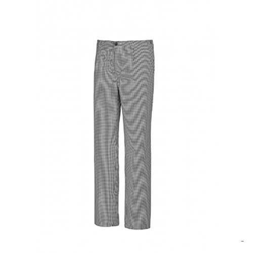 BP Gourmet 1353-910-33 Koch-/ Bäckerhose - Gummizug am Rücken - Reine Baumwolle - Normale Passform - Größe: 48 - Farbe: schwarz-weiß Pepita BP Gourmet 1353-910-33 Koch-/ Bäckerhose - Gummizug am Rücken - Reine Baumwolle - Normale Passform - Größe: 48 - Farbe: schwarz-weiß Pepita von BP