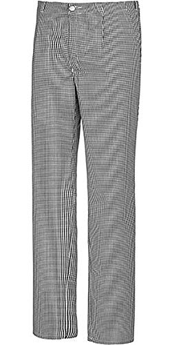 BP Gourmet 1353-910-33 Koch-/ Bäckerhose - Gummizug am Rücken - Reine Baumwolle - Normale Passform - Größe: 56 - Farbe: schwarz-weiß Pepita BP Gourmet 1353-910-33 Koch-/ Bäckerhose - Gummizug am Rücken - Reine Baumwolle - Normale Passform - Größe: 56 - Farbe: schwarz-weiß Pepita von BP