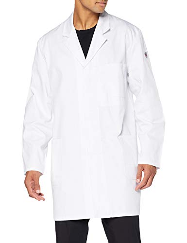 BP Workwear Basic 1310-150-21 Arbeitsmantel - Verdeckte Knopfleiste - Reine Baumwolle - Normale Passform - Größe: 52/54 - Farbe: weiß von BP