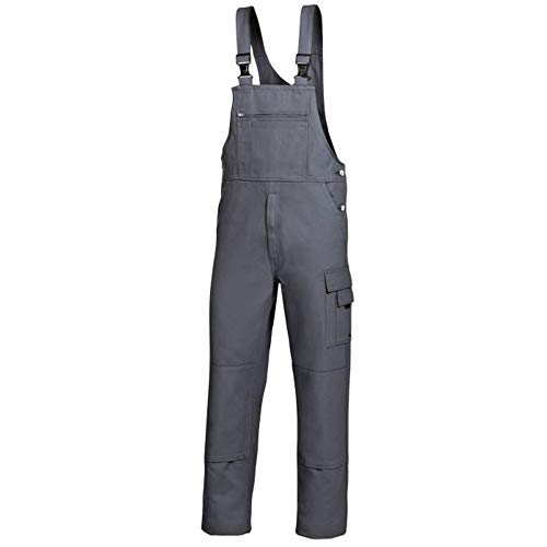 BP Workwear Basic 1482-060-53 Latzhose - Stoffhosenträger mit Gummieinsatz - Taschen für Knieschoner - Reine Baumwolle - Normale Passform - Größe: 54 - Farbe: dunkelgrau BP Workwear Basic 1482-060-53 Latzhose - Stoffhosenträger mit Gummieinsatz - Taschen für Knieschoner - Reine Baumwolle - Normale Passform - Größe: 54 - Farbe: dunkelgrau von BP