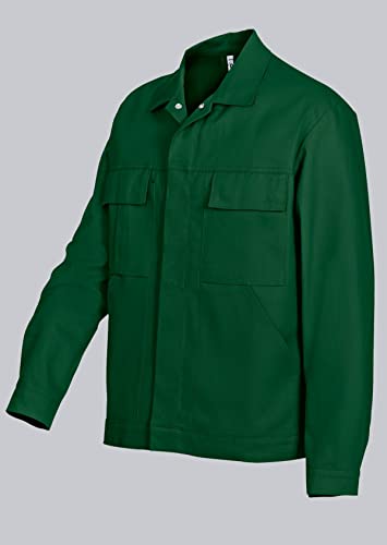 BP Workwear Basic 1485-060-74 Arbeitsjacke - Verdeckte Druckknopfleiste - Reine Baumwolle - Normale Passform - Größe: 44/46 - Farbe: mittelgrün BP Workwear Basic 1485-060-74 Arbeitsjacke - Verdeckte Druckknopfleiste - Reine Baumwolle - Normale Passform - Größe: 44/46 - Farbe: mittelgrün von BP