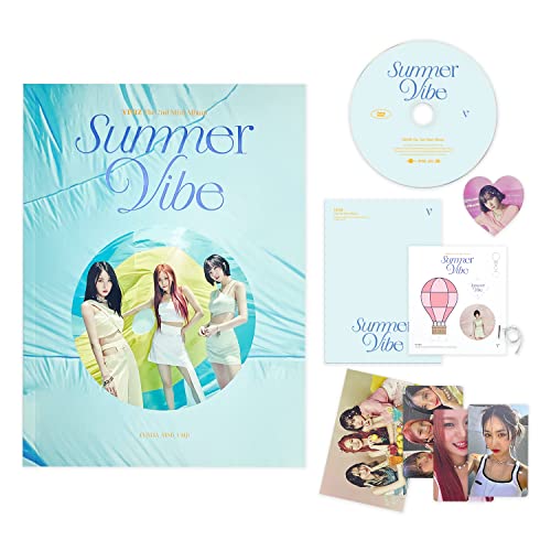 VIVIZ - The 2nd Mini Album [Summer Vibe] (Flying Point ver.) Photo Book + CD-R + Envelope + Photo Card + Paper Mobile + Message Card + Postcard + Poster + 1 Extra Photocard + 3 Extra Photocards von BPM Ent.