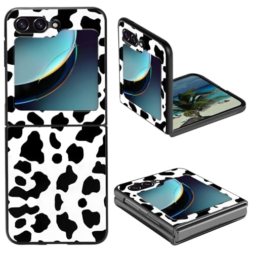 BPQOJB Schutzhülle für Samsung Galaxy Z Flip 6 mit Kuh-Muster, bedruckt, niedlich, schlank, hart, Polycarbonat, stoßfest, Schutzhülle für Samsung Galaxy Z Flip 6 6,7 Zoll 2024 BPQOJB Schutzhülle für Samsung Galaxy Z Flip 6 mit Kuh-Muster, bedruckt, niedlich, schlank, hart, Polycarbonat, stoßfest, Schutzhülle für Samsung Galaxy Z Flip 6 6,7 Zoll 2024 von BPQOJB