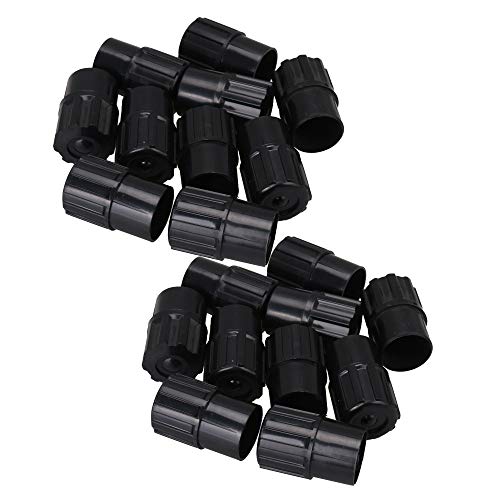 BQLZR 20 Stück Schwarz Saxophon Endstopfen Saxophon Stecker Ersatz für Tenor Saxophon von BQLZR
