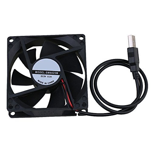 BQLZR 5 V Schwarz 8 cm 8025 USB stummer Kugellager-Computergehäuse-Netzteillüfter für Computergehäuse, CPU-Kühler BQLZR 5 V Schwarz 8 cm 8025 USB stummer Kugellager-Computergehäuse-Netzteillüfter für Computergehäuse, CPU-Kühler von BQLZR