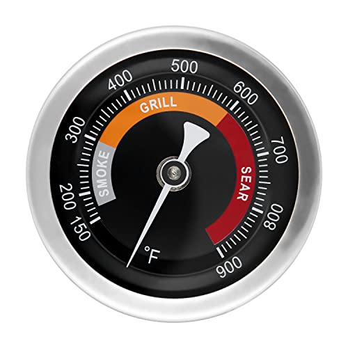 8,4 cm Grillthermometer Ersatzteil für Big Green Egg, Char Griller, BBQ Grillthermometer für Smoker Outdoor Grill Temperaturanzeige, 150-100 °F von BQMAX