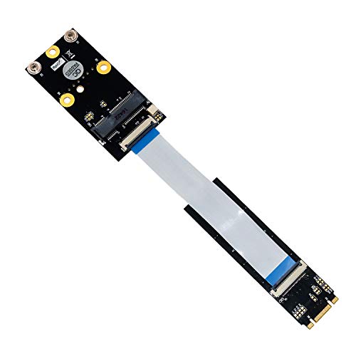M.2 NGFF Key B/M/B+M zu Mini PCI-E Adapter mit FFC Kabel von BQZYX+