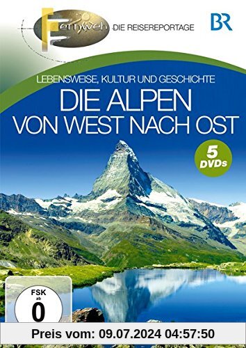 Die Alpen von West nach Ost [5 DVDs] von BR-Fernweh