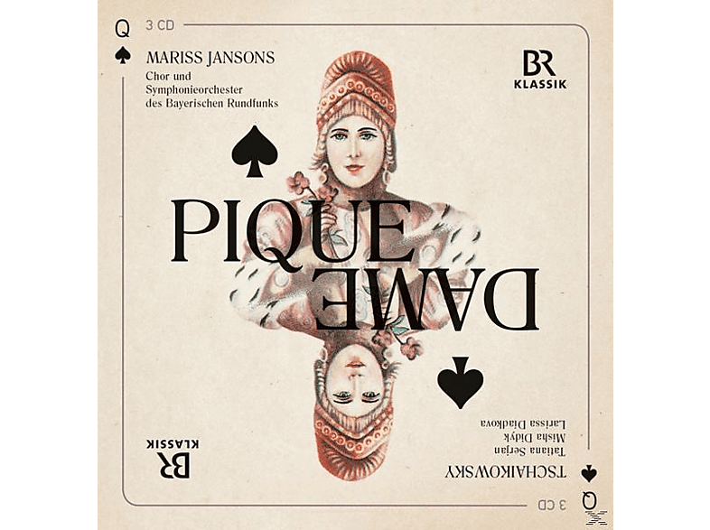 Mariss Jansons, Chor und Orchestra des BAyerischen Rundfunks, Tatjana Serjan, Misha Didyk, Larissa Diadkova - Pique Dame (CD) von BR-KLASSIK