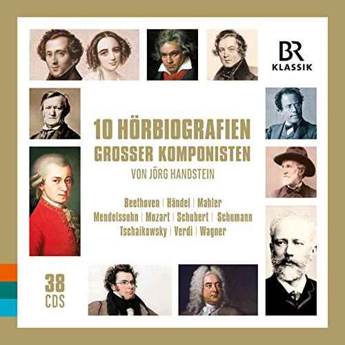 10 Hörbiografien grosser Komponisten [38 CDs] von BR Klassik