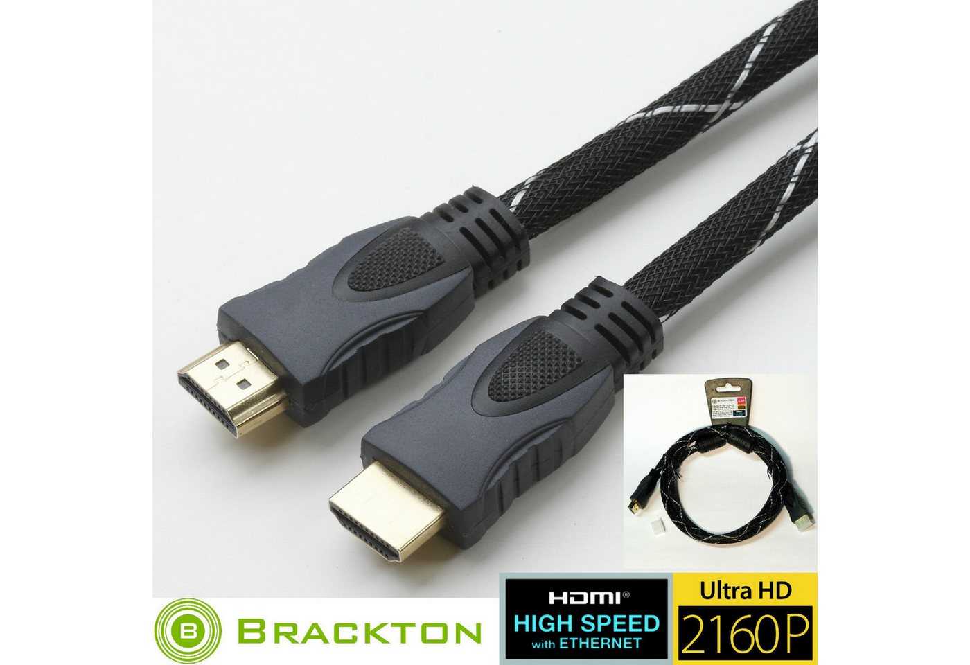 BRACKTON Brackton 10K Ultra High Speed HDMI 2.1 Kabel 1.5m St/St HDMI-Kabel BRACKTON Brackton 10K Ultra High Speed HDMI 2.1 Kabel 1.5m St/St HDMI-Kabel von BRACKTON