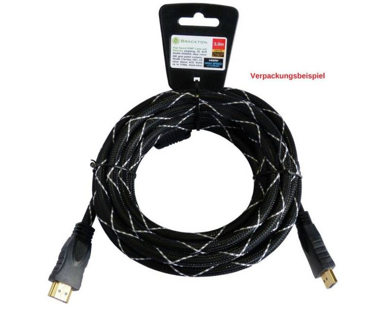 BRACKTON Brackton Ultra HD 4K 0.5m HDMI Kabel 3D Professional mit Ethernet HDMI-Kabel von BRACKTON