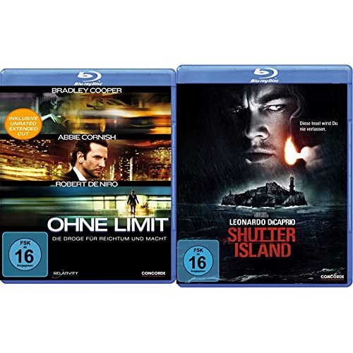 Ohne Limit [Blu-ray] & Shutter Island [Blu-ray] von BRADLEY COOPER/DE NIRO,ROBERT
