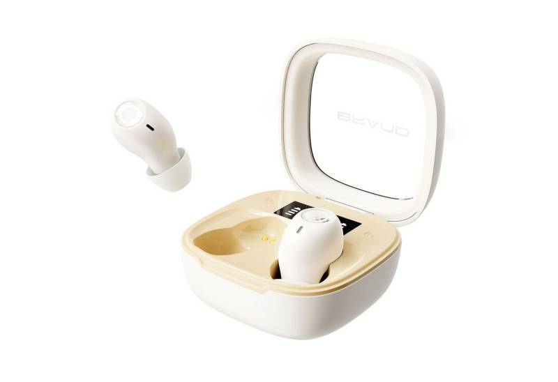 BRAIDOL Bluetooth Kopfhörer,TWS Kabellose Earbuds wireless In-Ear-Kopfhörer In-Ear-Kopfhörer (Bluetooth Kopfhörer Sport, Touch Control mit Kabellosem Ladecase, LED-Anzeige, Stereo-Soundqualität, Intelligente Touch Steuerung) von BRAIDOL