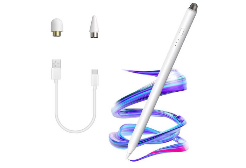 BRAIDOL Eingabestift Eingabestift Disc Touch Pen, Stylus Pen universal Touchstift (Tablet stift, ipad stift 100% kompatibel mit Allen Tablets Touchscreen, iPhone iPad Samsung Surface Huawei Chromebook usw, magnetische Kappe) Magnetisches Design und Handballenabweisung von BRAIDOL