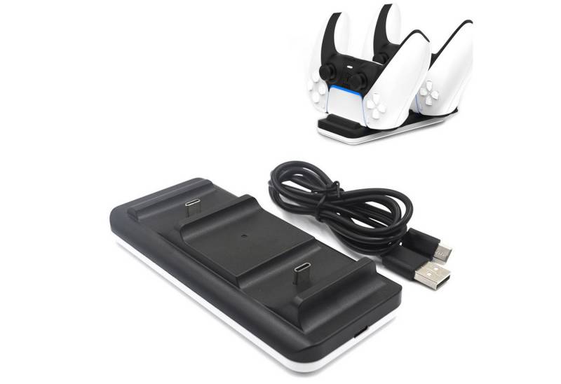 BRAIDOL Switch Controller Ladestation PlayStation5 /PS5 DualSense-Ladestation Ladestation (PS5 Slim Ladestation, Dual-USB-Ladestation) von BRAIDOL