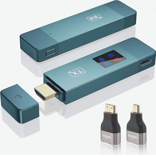 Wireless HDMI Transmitter and Receiver,Full HD 1080p for Streaming Audio Video for Laptop, PC zu HDTV, Wireless HDMI Extender Wireless HDMI Transmitter and Receiver,Full HD 1080p for Streaming Audio Video for Laptop, PC zu HDTV, Wireless HDMI Extender von BRAIDOL