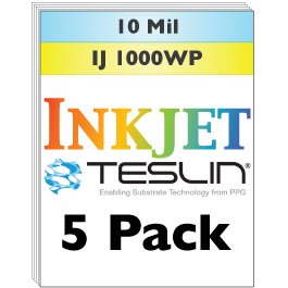Brainstorm ID Inkjet Teslin® Synthetic Paper - 5 Sheets von BRAINSTORM ID