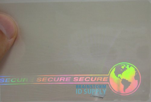 Brainstorm ID - Web & Earth Hologramm-Overlay – Kreditkartengröße Teslin/PVC Ausweis-Hologramm-Overlays – 10 Stück Brainstorm ID - Web & Earth Hologramm-Overlay – Kreditkartengröße Teslin/PVC Ausweis-Hologramm-Overlays – 10 Stück von BRAINSTORM ID