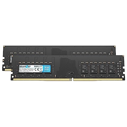 BRAINZAP 16GB DDR4 RAM DIMM PC4-2133P 2Rx8 2133 MHz 1.2V CL15 Computer PC Arbeitsspeicher (2X 8GB) von BRAINZAP