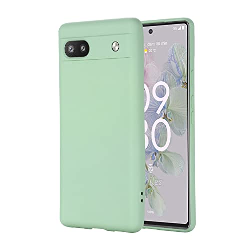 BRAND SET Schutzhülle für Google Pixel 6A Hülle, Silikonhülle Kratzfeste Schutzhülle mit Mikrofaser-Innenfutter Handytasche Case für Google Pixel 6A Handy Hüllen (Mintgrün) BRAND SET Schutzhülle für Google Pixel 6A Hülle, Silikonhülle Kratzfeste Schutzhülle mit Mikrofaser-Innenfutter Handytasche Case für Google Pixel 6A Handy Hüllen (Mintgrün) von BRAND SET