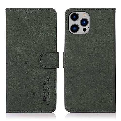 BRAND SET Hülle für Apple iPhone 16 Pro Max Hüllen,Brieftasche Handyhülle mit Kartensteckplatz,PU Faltbare Leder Schutzhülle für Apple iPhone 16 Pro Max-Dunkelgrün BRAND SET Hülle für Apple iPhone 16 Pro Max Hüllen,Brieftasche Handyhülle mit Kartensteckplatz,PU Faltbare Leder Schutzhülle für Apple iPhone 16 Pro Max-Dunkelgrün von BRAND SET