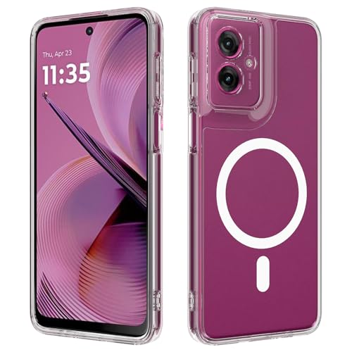 BRAND SET Hülle für Motorola Moto G54 Power – Magnetische, transparente und stoßfeste Schutzhülle mit PC-Rückseite und TPU-Rahmen, vergilbungsfrei BRAND SET Hülle für Motorola Moto G54 Power – Magnetische, transparente und stoßfeste Schutzhülle mit PC-Rückseite und TPU-Rahmen, vergilbungsfrei von BRAND SET