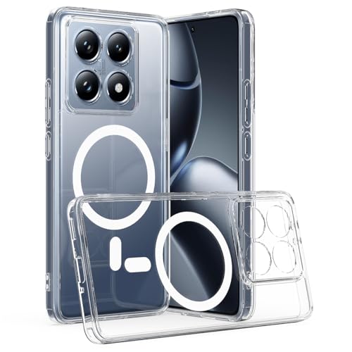 BRAND SET Hülle für Xiaomi 14T Pro – Magnetische, transparente und stoßfeste Schutzhülle mit PC-Rückseite und TPU-Rahmen, vergilbungsfrei BRAND SET Hülle für Xiaomi 14T Pro – Magnetische, transparente und stoßfeste Schutzhülle mit PC-Rückseite und TPU-Rahmen, vergilbungsfrei von BRAND SET