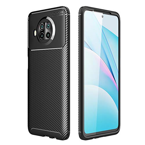 BRAND SET Hülle für Xiaomi Redmi Note 9 Pro 5G/Mi 10T Lite 5G Tasche Ultra Thin rutschfeste Cover Silikon Schutzhülle Bruchsichere Stoßfest Softshell Backcover Hüllen für Redmi Note 9 Pro 5G(Schwarz) von BRAND SET