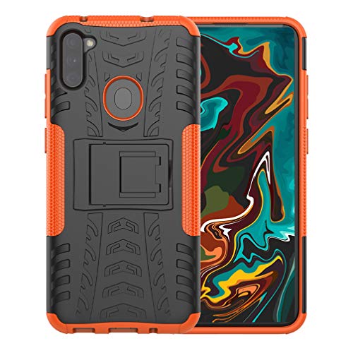 BRAND SET Rugged Armor Schutzhülle für Samsung Galaxy M11/A11 Hülle Handy Tasche Hybrid Case Stoßfest Handyhülle Panzer TPU Silikon Hard Bumper Handycover für Samsung Galaxy M11/A11-Orange BRAND SET Rugged Armor Schutzhülle für Samsung Galaxy M11/A11 Hülle Handy Tasche Hybrid Case Stoßfest Handyhülle Panzer TPU Silikon Hard Bumper Handycover für Samsung Galaxy M11/A11-Orange von BRAND SET