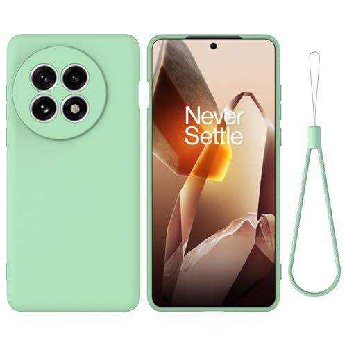 BRAND SET Schutzhülle für OnePlus 13R Hülle, Silikonhülle Kratzfeste Schutzhülle mit Mikrofaser-Innenfutter Handytasche Case für OnePlus 13R Handy Hüllen (Mintgrün) von BRAND SET