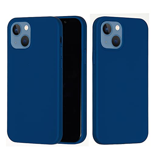 BRAND SET Schutzhülle für iPhone 15 Hülle, Silikonhülle Kratzfeste Schutzhülle mit Mikrofaser-Innenfutter Handytasche Case für iPhone 15 Handy Hüllen (Kobaltblau) von BRAND SET