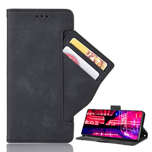 BRAND SET Schutzhüllen für Nokia 8.3 5G Ledertasche Hülle Kunstleder Flip Case Mit Mehreren Kartensteckplätzen und Halterungsfunktion Stoßfest Magnetische Handyhülle für Nokia 8.3 5G(Schwarz) von BRAND SET