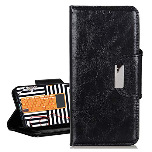 Schutzhüllen für Xiaomi 11T Pro/Xiaomi 11T Ledertasche Hülle Kunstleder Flip Case Mit Mehreren Kartensteckplätzen und Halterungsfunktion Stoßfest Magnetische Handyhülle für Xiaomi 11T Pro(Schwarz) von BRAND SET