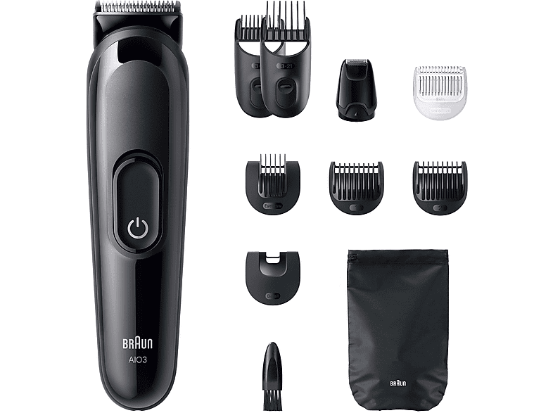 BRAUN AIO3560 Rasierer, Schwarz von BRAUN