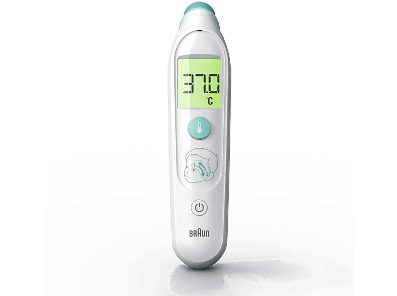 BRAUN BST 200 WE Templeswipe Fieberthermometer (Messart: an der Stirn) von BRAUN