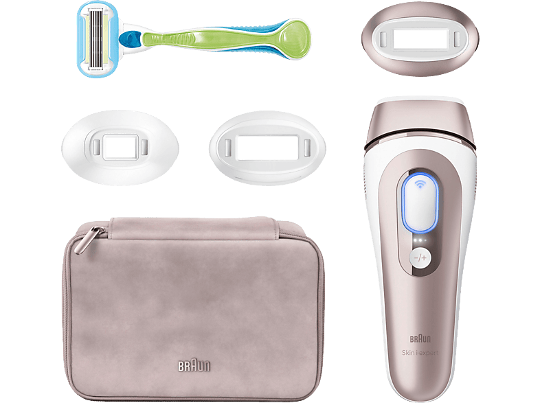 BRAUN Braun Smart IPL Skin i·expert, 3 Aufsätze, PL7253 Haarentfernung Weiß/Rosegold von BRAUN