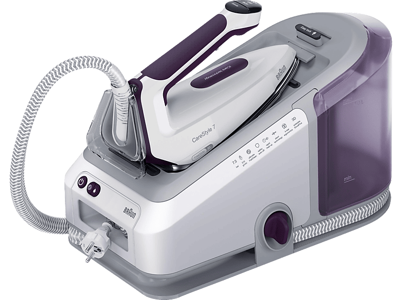 BRAUN CareStyle 7 IS 7266 VI Dampfstoß 550 g/min Dampfbügelstation (2700 Watt, 7,5 bar) von BRAUN